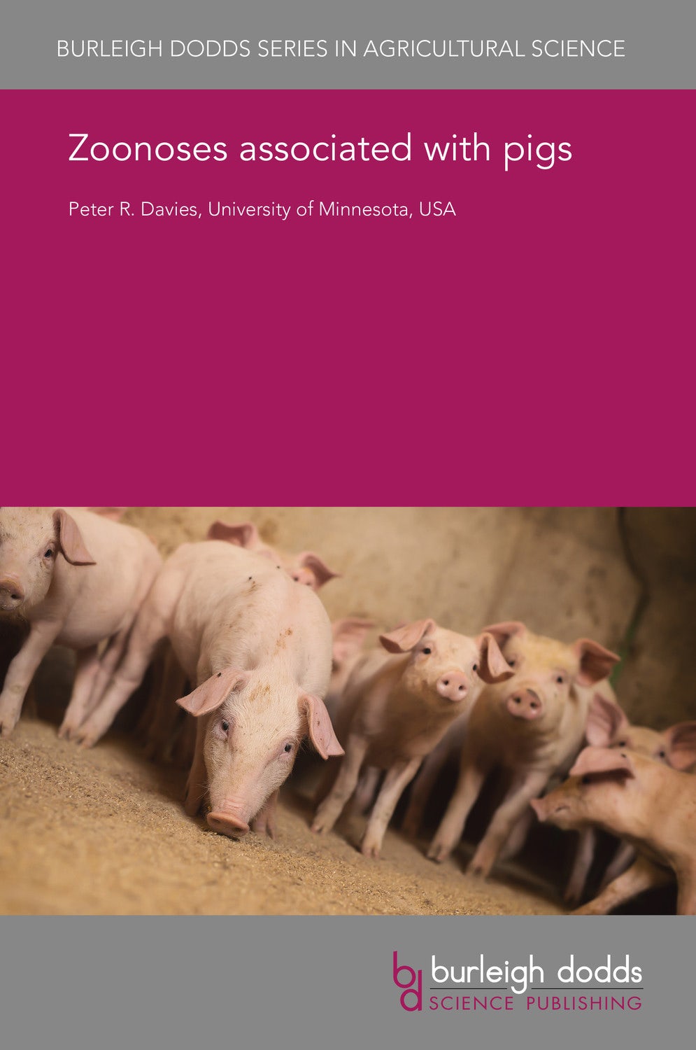 Book cover image for Zoonoses associated with pigs ISBN: 9781838794910